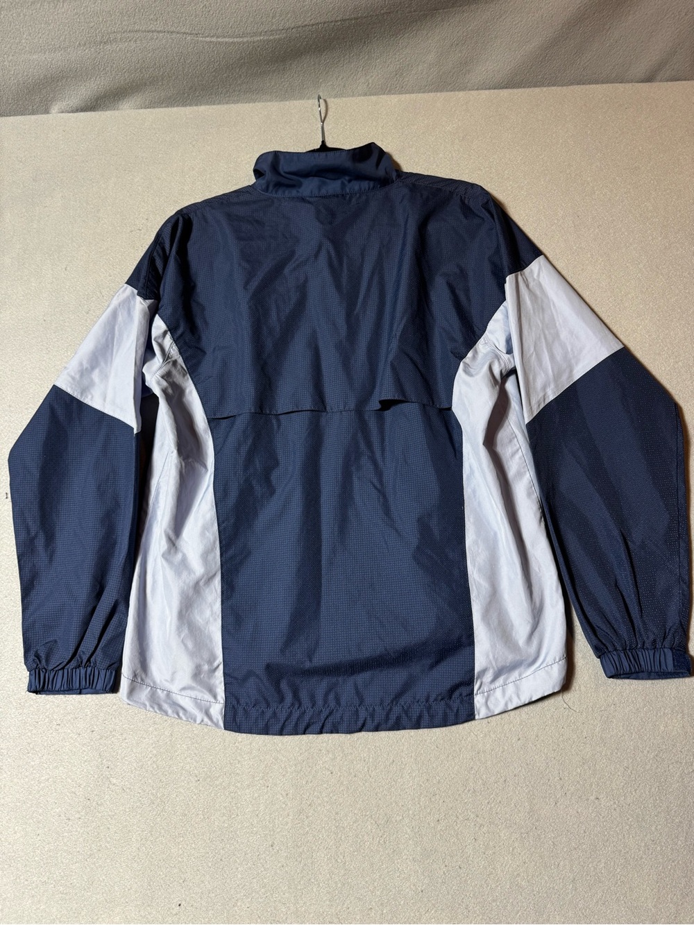 Illuminite Running/Cycling Reflective Navy and Light Gray Windbreaker Jacket